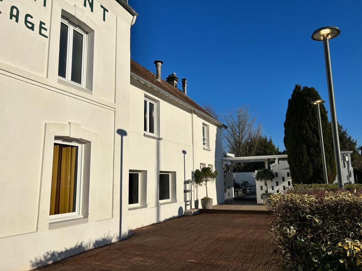 Logis Hotel & Restaurant Le Vert Bocage Franqueville-Saint-Pierre Zewnętrze zdjęcie