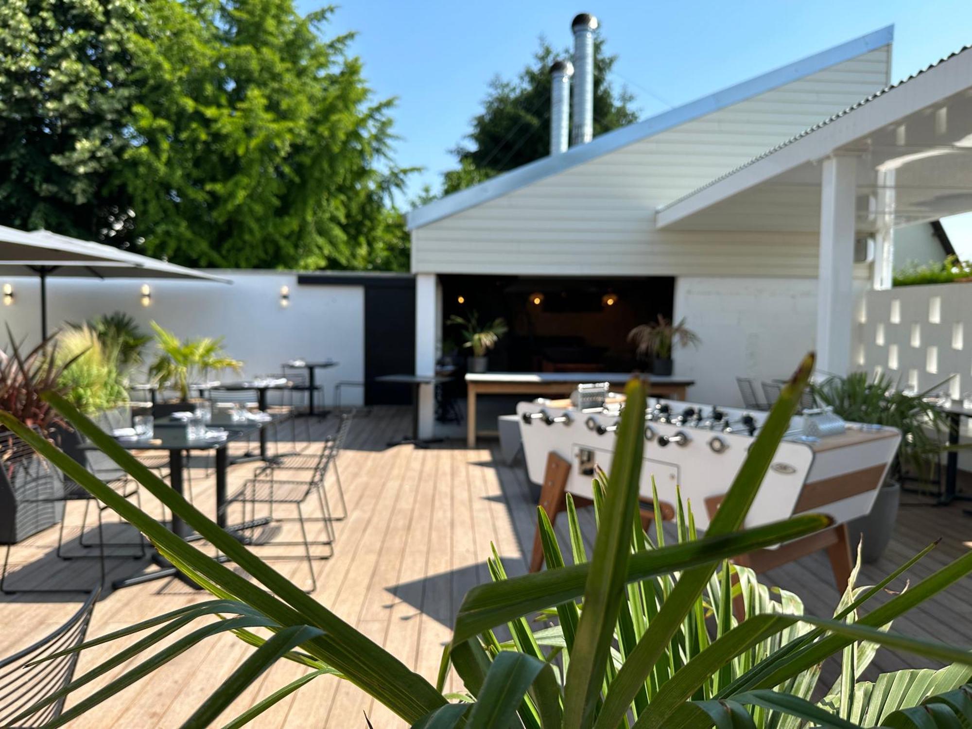 Logis Hotel & Restaurant Le Vert Bocage Franqueville-Saint-Pierre Zewnętrze zdjęcie